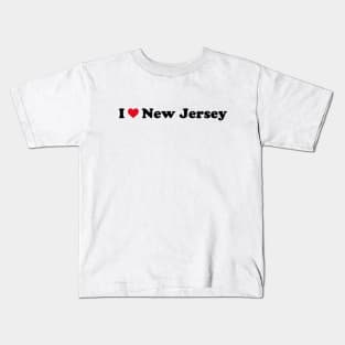 I Love New Jersey Kids T-Shirt